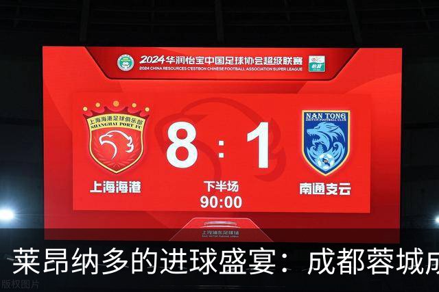 莱昂纳多的进球盛宴：成都蓉城成了他的“提款机